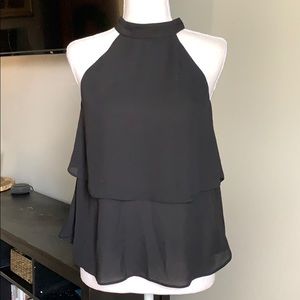 Zara Black Halter Top